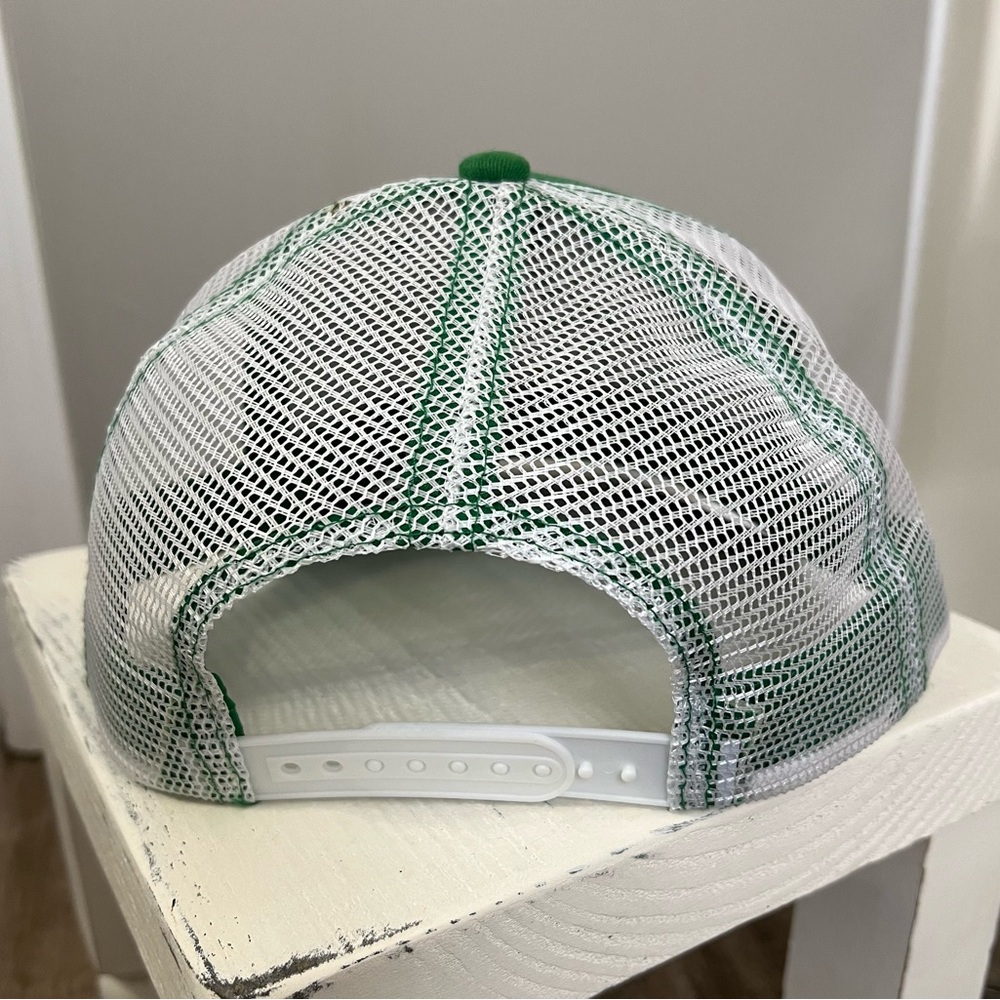 Pabst Blue Ribbon Green and White Hat - Picture 4 of 7